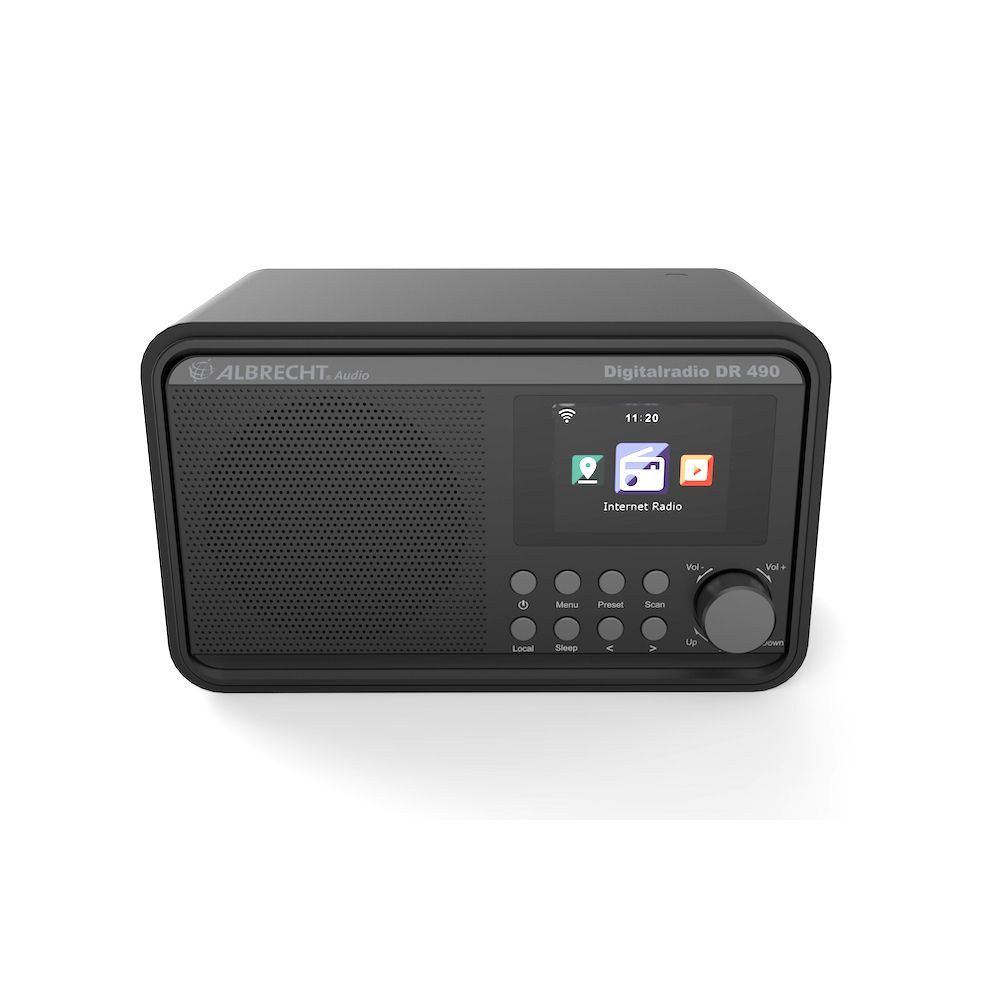 Albrecht Studio Radio DR 490 digitale radio Internet/DAB+/FM Black