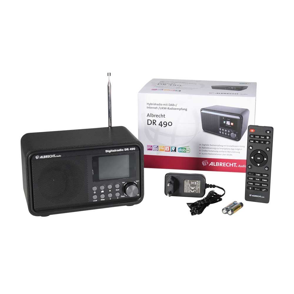 Albrecht Studio Radio DR 490 digitale radio Internet/DAB+/FM Black