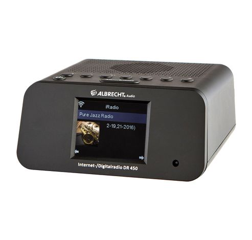 DR 450 Internet / DAB+ / FM wekkerradio  Albrecht Studio