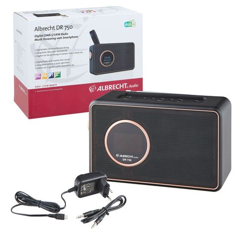 DR 750 digitale radio DAB+/FM Bluetooth  Albrecht Studio