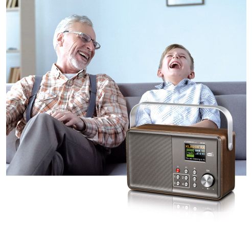 DR 860 Portable Senior friendly DAB+/FMWalnut  Albrecht Studio