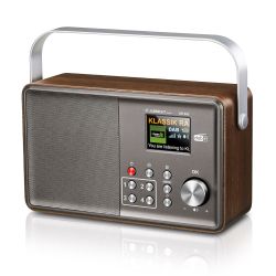 Albrecht Studio DR 860 Portable Senior friendly DAB+/FMWalnut 