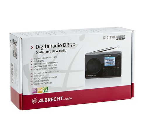 DR 70 digitale radio, DAB+/FM  Albrecht Studio