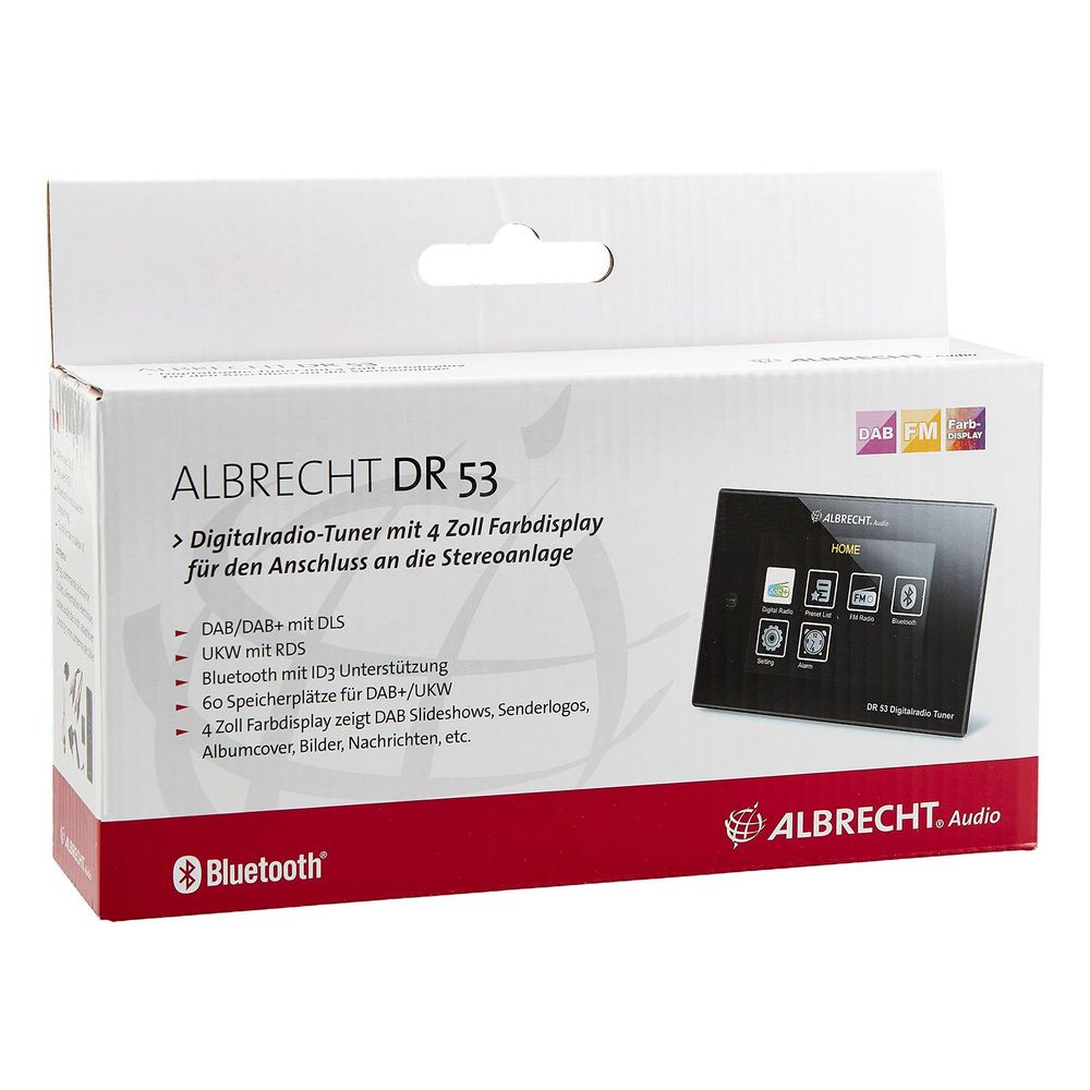 Albrecht Studio Radio DR 53 DAB+/FM/Bluetooth digitale radiotuner