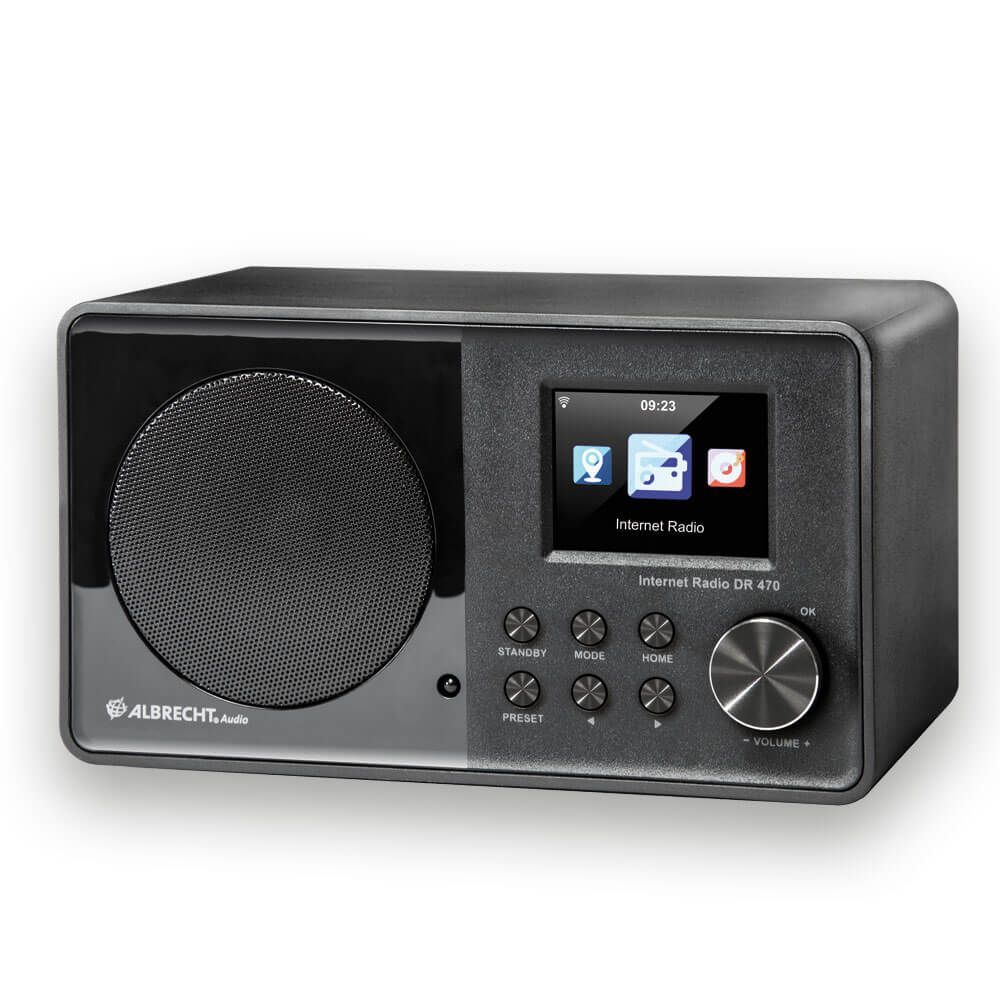 DR 470 Internet/FM Radio Black 