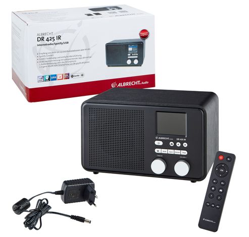 DR 425 IR WLAN radio internet, Spotify  Albrecht Studio