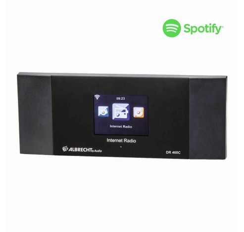 DR 460 C Internetradiotuner met Spotify  Albrecht Studio