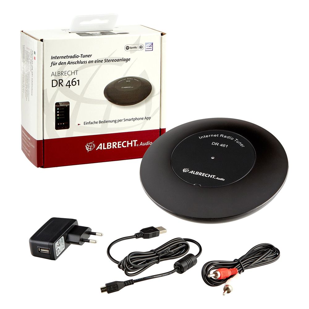 Albrecht Studio Radio DR 461 Mini Internet-Radio TunerBlack