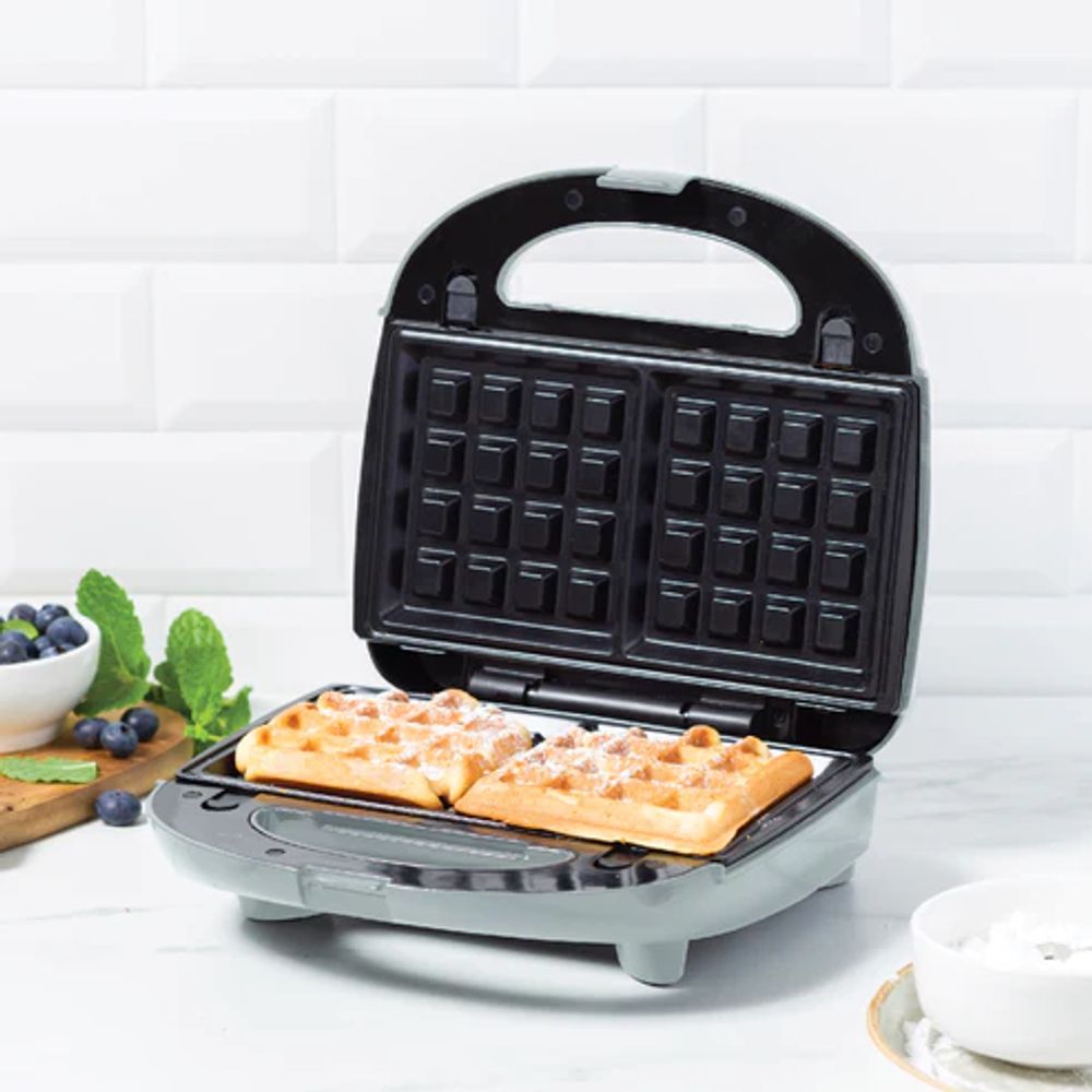 Greenchef Croque-monsieur-apparaat 3-in-1 Grill Sandwich/Waffle/Panini Maker Sky Blue