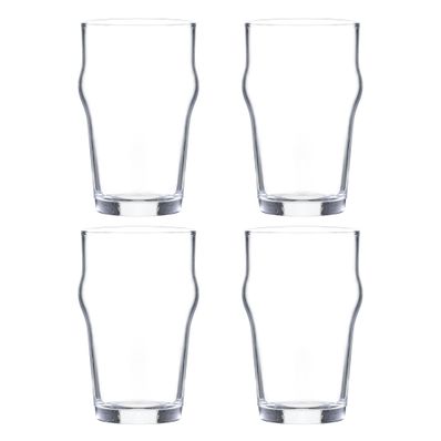 Essentials set van 4 Nonik bierglazen 280ml 