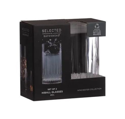 Winchester set de 2 verres haut 450ml   Ravenhead