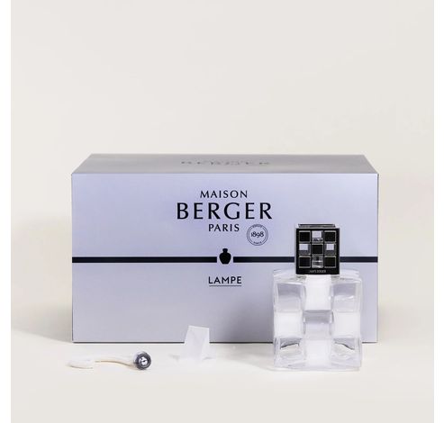 Édition d'Art Lampe Berger Damier Transparente  Maison Berger