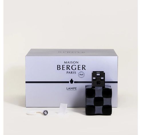 Édition d'Art Lampe Berger Damier Noire  Maison Berger