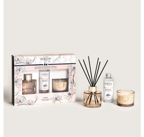 Duo mini parfumverspreider & geurkaars Bolero  Maison Berger