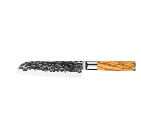 Olive Couteau Santoku 18cm   Forged