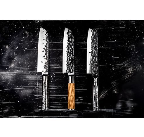 Olive Couteau Santoku 18cm   Forged