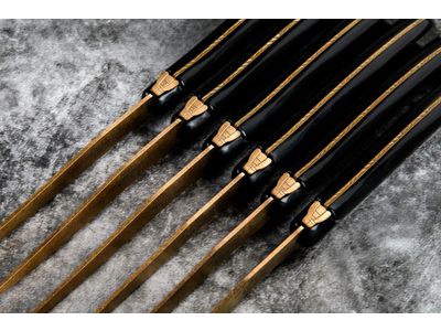 Prestige Line Steakmes Set6 Copper Stonewash
