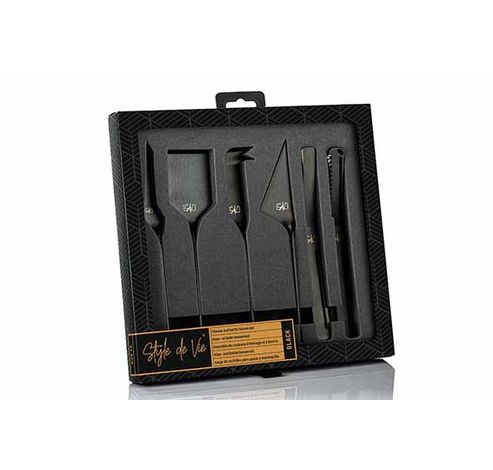 Set De Couteaux 6pcs Noir - Fromage Et Beurre  Forged