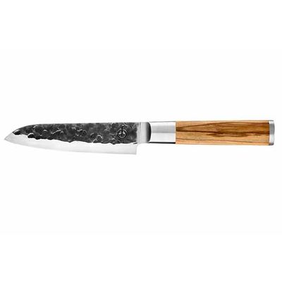 Olive Couteau Santoku 14cm   Forged