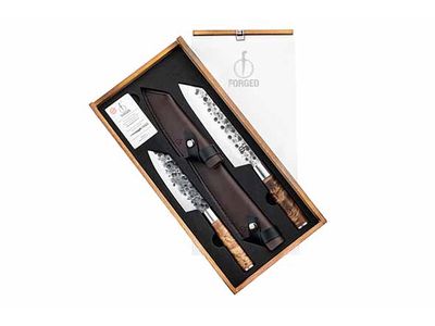 Vg10 Bunka Messenset Met Lederen Hoezen 