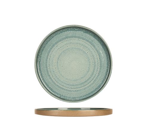 Basalt Ocean Green Dessertbord D21cm Design By Charlotte  Crafts by Cosy & Trendy