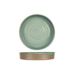 Crafts by Cosy & Trendy Basalt Ocean Green Assiette Creuse D24xh 4cm Design By Charlotte 