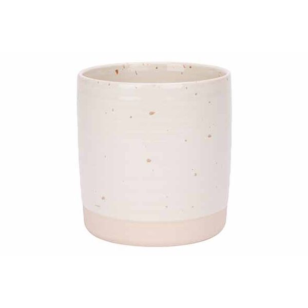 Crafts by Cosy & Trendy Amuse Quartz Beker D8,5xh8,8cm 38cl - Zonder Oor - By Spots & Speckles