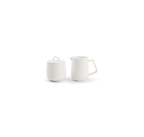 S|P COLLECTION MELKKAN EN SUIKERPOT 14CL STUDIO WHITE (SP33071)  S|P Collection