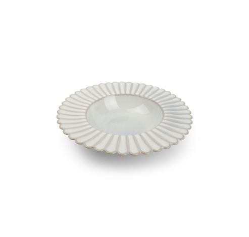 Lotus Diep bord 24/13xH4cm nuance white  S|P Collection