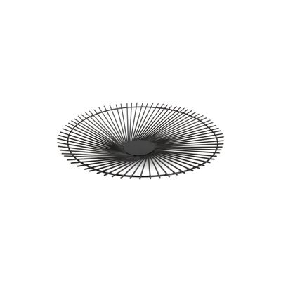 Iris Draadmand 40xH5cm zwart twisted 