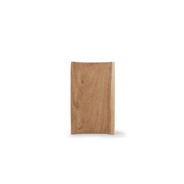 Wood & Food Palla Serveerplank 25x13cm gebogen rand acacia