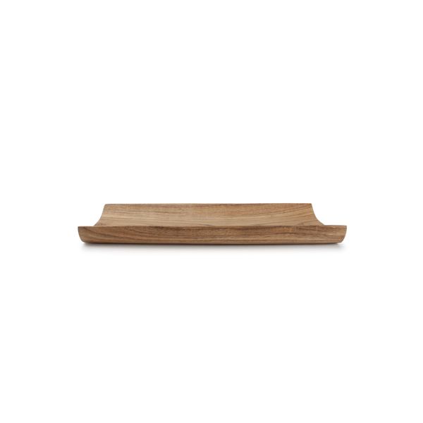 Wood & Food Palla Serveerplank 35x14cm gebogen rand acacia