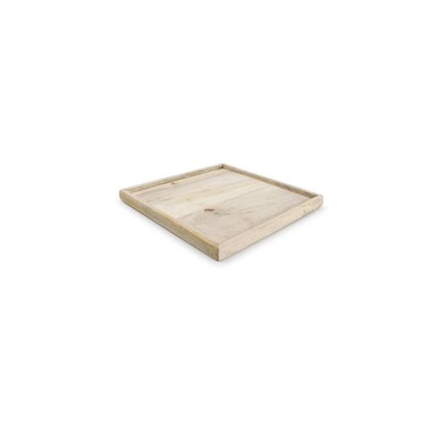 Plateau Essential 25x25xH2cm mangue  Wood & Food