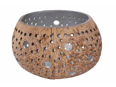 Cocos Kaarshouder Zilver D12cm 