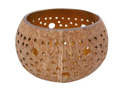 Cocos Kaarshouder Goud D12cm 