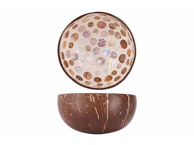 Cocosbowl Brown Pearl D14cm 