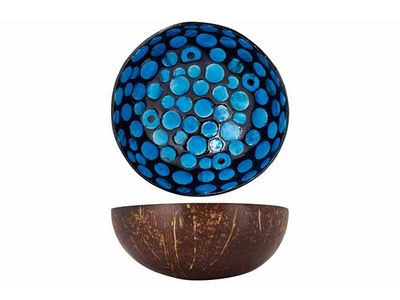 Cocosbowl Turquoise Pearl D14cm 