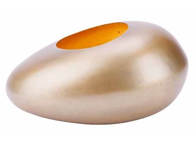 Theelichthouder Brass Goud 22,5x16xh11cm 