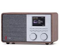 Supersound 201W [DAB+ & Internetradio, Spotify, Bluetooth] walnoot 