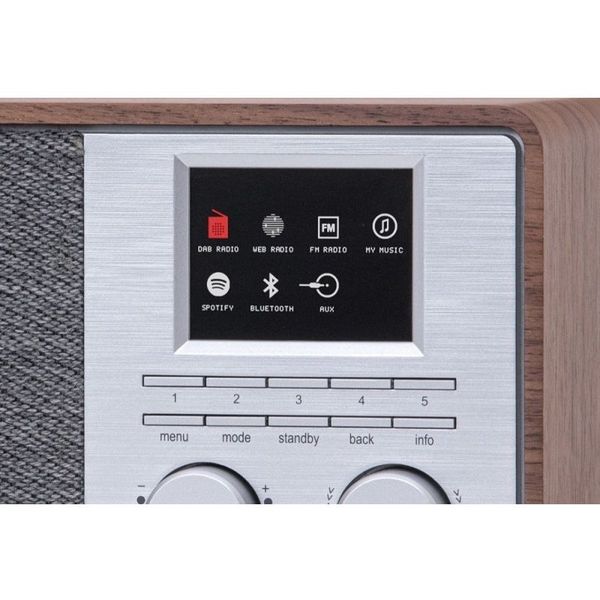 Pinell Supersound 201W [DAB+ & Internetradio, Spotify, Bluetooth] walnoot