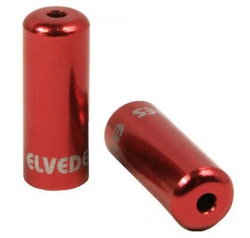 50 bagues scellées ø4,2mm Aluminium Rouge  Elvedes