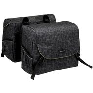 Fietstas dubbel Mondi Joy Ivy black 38L 