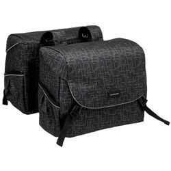 Newlooxs Fietstas dubbel Mondi Joy Ivy black 38L 