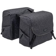 Fietstas dubbel Mondi Joy Ivy black Racktime 38L 