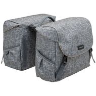 Fietstas dubbel Mondi Joy Ivy grey Racktime 38L 