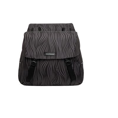 Fietstas dubbel Joli Alma black 37L 