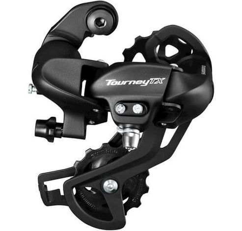 Achter derailleur TX800 z/haak 7/8v  Shimano