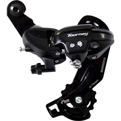 Achter derailleur Tourney TY300 z/haak 