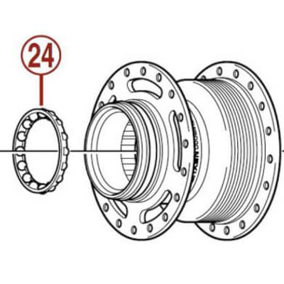 Kogelring B 3/16x16 Nexus SG7C  Shimano