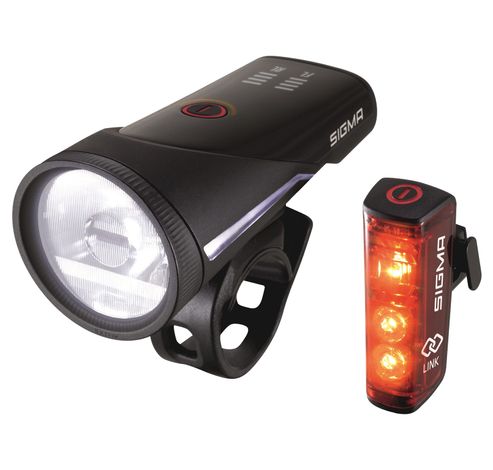 Verlichtingsset Aura 100 Link + Blaze Link usb  Sigma Sport